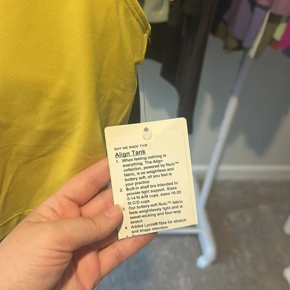 lululemon athletica Yellow Tank Top - Picture 7 of 8
